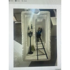 Heritage Village Lamplighter Accessory Hand painted Porcelain Figurine Dept. 56